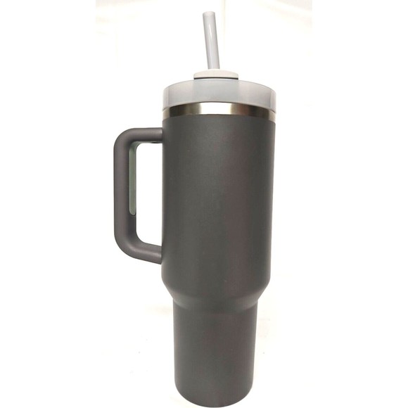 Stanley Quencher Charcoal / Mint 40oz  Quencher H2.0 Tumbler - Picture 3 of 6